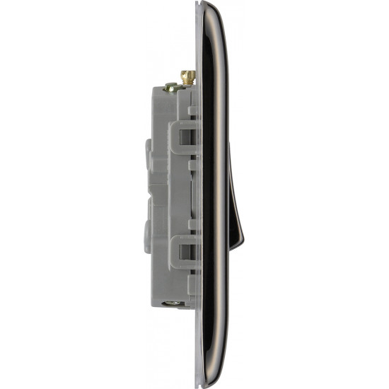 BG Nexus Black Nickel 3 Gang 2 Way Switch BG Nexus Black Nickel 3 Gang 2 Way Switch