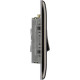 BG Nexus Black Nickel 3 Gang 2 Way Switch BG Nexus Black Nickel 3 Gang 2 Way Switch