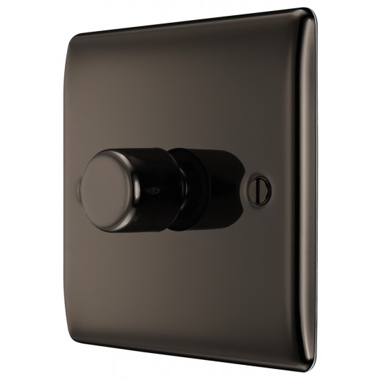 BG Nexus Black Nickel 1G Dimmer Switch P/P 400w