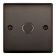 BG Nexus Black Nickel 1G Dimmer Switch P/P 400w BG Nexus Black Nickel 1G Dimmer Switch P/P 400w