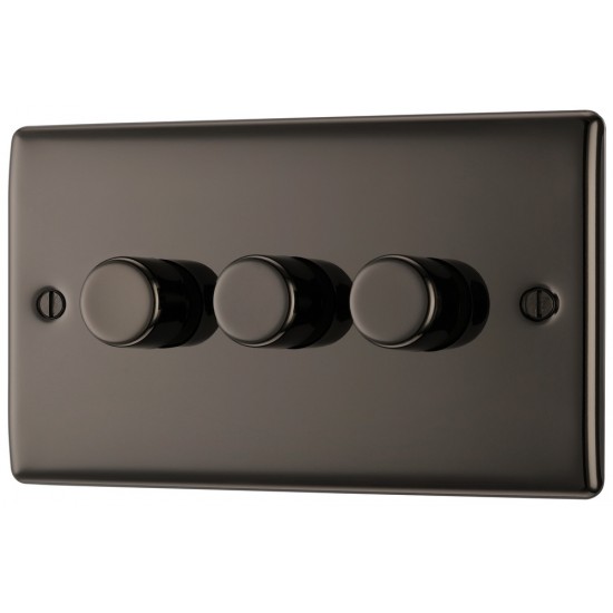 BG Nexus Black Nickel 3G Dimmer Switch P/P 400w