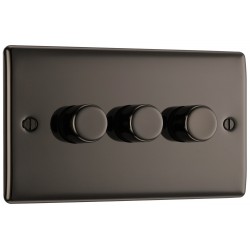 BG Nexus Black Nickel 3G Dimmer Switch P/P 400w