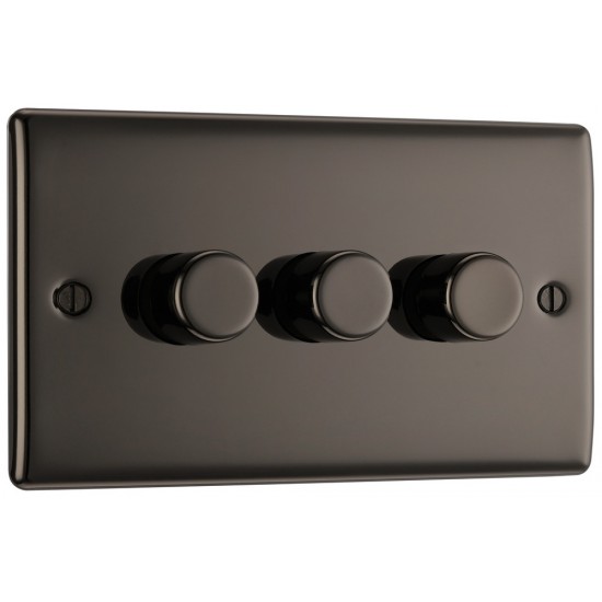 BG Nexus Black Nickel 3G Dimmer Switch P/P 400w