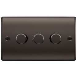 BG Nexus Black Nickel 3G Dimmer Switch P/P 400w