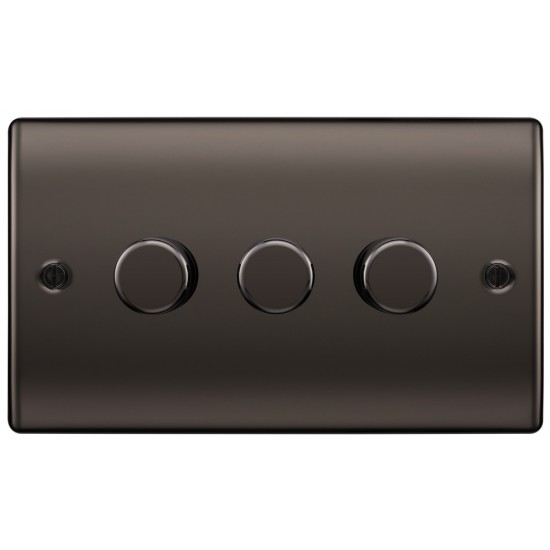 BG Nexus Black Nickel 3G Dimmer Switch P/P 400w