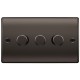 BG Nexus Black Nickel 3G Dimmer Switch P/P 400w