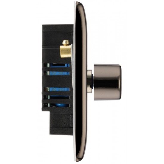 BG Nexus Black Nickel 3G Dimmer Switch P/P 400w BG Nexus Black Nickel 3G Dimmer Switch P/P 400w