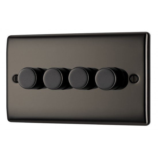 BG Nexus Black Nickel 4G Dimmer Switch P/P 400w