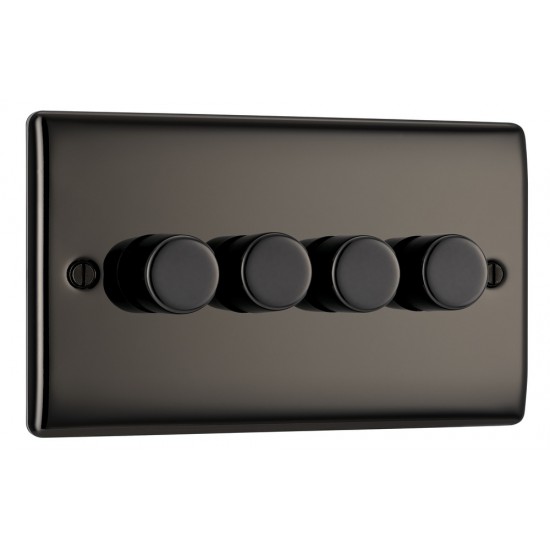 BG Nexus Black Nickel 4G Dimmer Switch P/P 400w