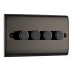 BG Nexus Black Nickel 4G Dimmer Switch P/P 400w