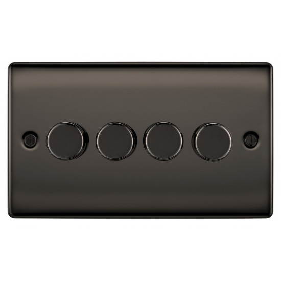 BG Nexus Black Nickel 4G Dimmer Switch P/P 400w