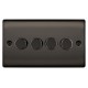 BG Nexus Black Nickel 4G Dimmer Switch P/P 400w