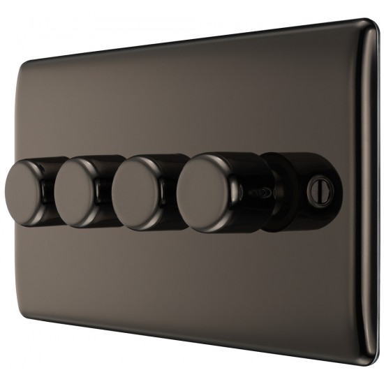 BG Nexus Black Nickel 4G Dimmer Switch P/P 400w