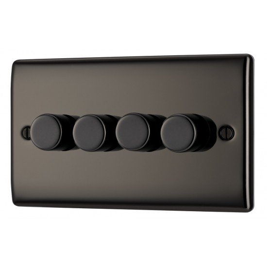 BG Nexus Black Nickel 4G Dimmer Switch P/P 400w