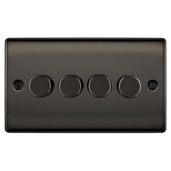 BG Nexus Black Nickel 4G Dimmer Switch P/P 400w