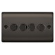 BG Nexus Black Nickel 4G Dimmer Switch P/P 400w