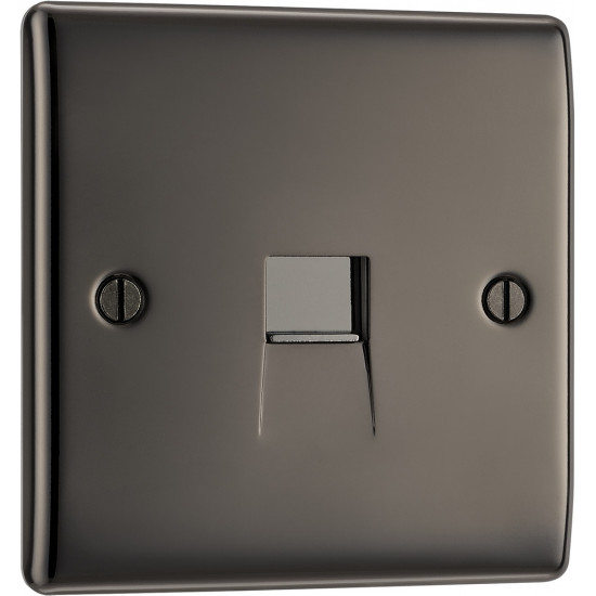 BG Nexus Black Nickel Master Telephone Socket BG Nexus Black Nickel Master Telephone Socket