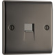BG Nexus Black Nickel Master Telephone Socket BG Nexus Black Nickel Master Telephone Socket