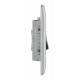 BG Nexus Brushed Steel Fan Isolator Switch BG Nexus Brushed Steel Fan Isolator Switch