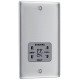 BG Nexus Brushed Steel Shaver Socket-Grey