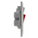 BG Nexus Brushed Steel 45A Cooker Unit c/w Skt./Neon BG Nexus Brushed Steel 45A Cooker Unit c/w Skt./Neon