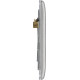 BG Nexus 1G 1 Module Euro Plate Brushed Steel BG Nexus 1G 1 Module Euro Plate Brushed Steel