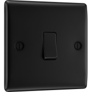 BG Nexus Matt Black 1 Gang 2 Way Switch