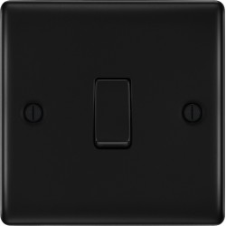 BG Nexus Matt Black Intermediate Switch