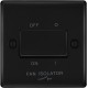 BG Nexus Matt Black Fan Isolator Switch