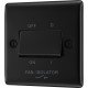 BG Nexus Matt Black Fan Isolator Switch