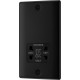 BG Nexus Matt Black Shaver Socket BG Nexus Matt Black Shaver Socket