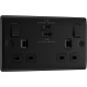 BG Nexus M/Black 2G Switched Socket USB A & C BG Nexus M/Black 2G Switched Socket USB A & C