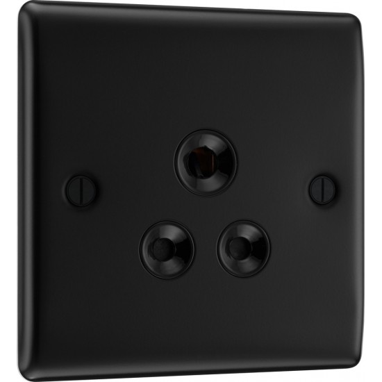 BG Nexus Matt Black 1G 5amp Socket BG Nexus Matt Black 1G 5amp Socket