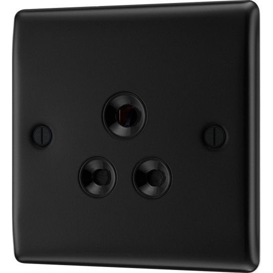 BG Nexus Matt Black 1G 5amp Socket BG Nexus Matt Black 1G 5amp Socket