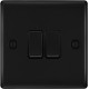 BG Nexus Matt Black 2 Gang 2 Way Switch