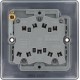 BG Nexus Matt Black 3 Gang 2 Way Switch BG Nexus Matt Black 3 Gang 2 Way Switch