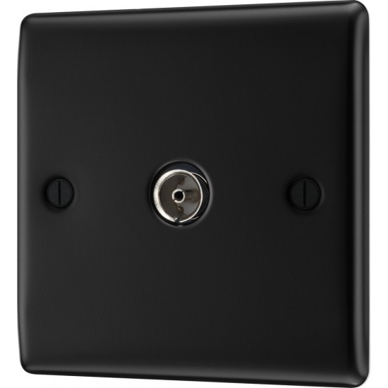 BG Nexus Matt Black Co-Axial Socket BG Nexus Matt Black Co-Axial Socket