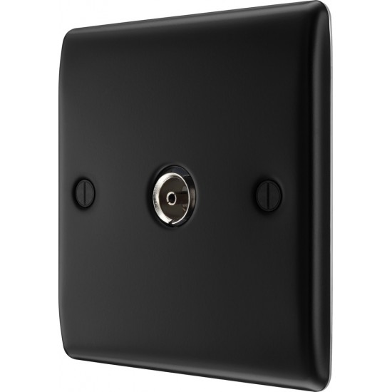 BG Nexus Matt Black Co-Axial Socket BG Nexus Matt Black Co-Axial Socket