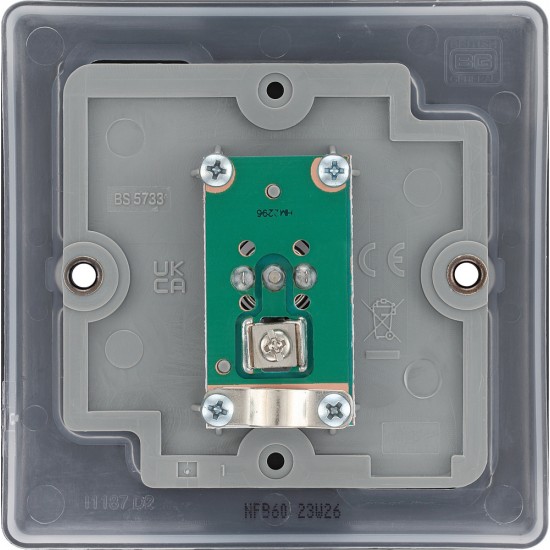 BG Nexus Matt Black Co-Axial Socket BG Nexus Matt Black Co-Axial Socket