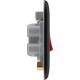 BG Nexus Matt Black 45A DP Switch/Neon 1G