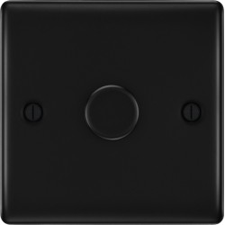 BG Nexus Matt Black 1G Dimmer Switch P/P 400w