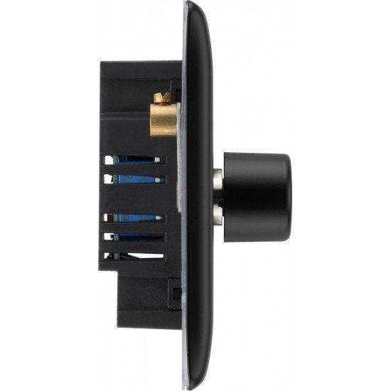 BG Nexus Matt Black 1G Dimmer Switch P/P 400w