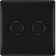 BG Nexus Matt Black 2G Dimmer Switch P/P 400w