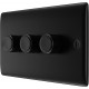 BG Nexus Matt Black 3G Dimmer Switch P/P 400w