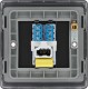 BG Nexus Matt Black Master Telephone Socket BG Nexus Matt Black Master Telephone Socket