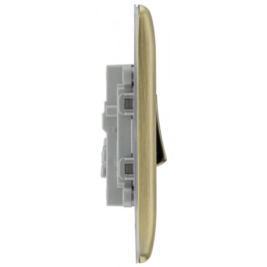 BG Nexus Antique Brass 1 Gang Intermediate Switch BG Nexus Antique Brass 1 Gang Intermediate Switch
