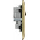 BG Nexus Antique Brass 2G Switched Socket BG Nexus Antique Brass 2G Switched Socket