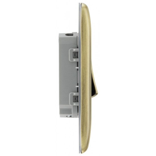 BG Nexus Antique Brass 2 Gang 2 Way Switch BG Nexus Antique Brass 2 Gang 2 Way Switch