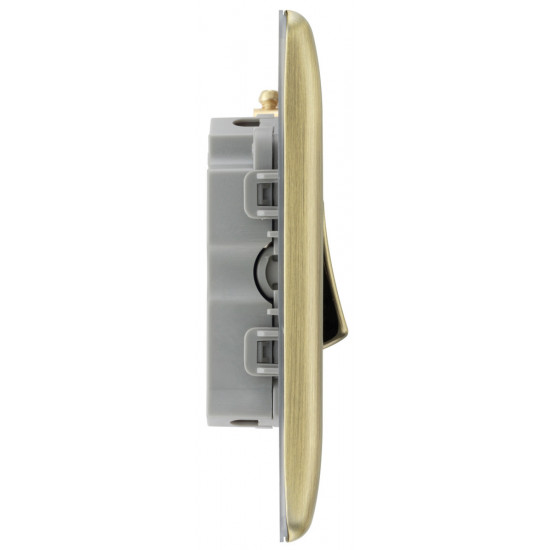 BG Nexus Antique Brass 3 Gang 2 Way Switch BG Nexus Antique Brass 3 Gang 2 Way Switch