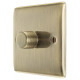 BG Nexus Antique Brass 1 Gang 2 Way Dimmer